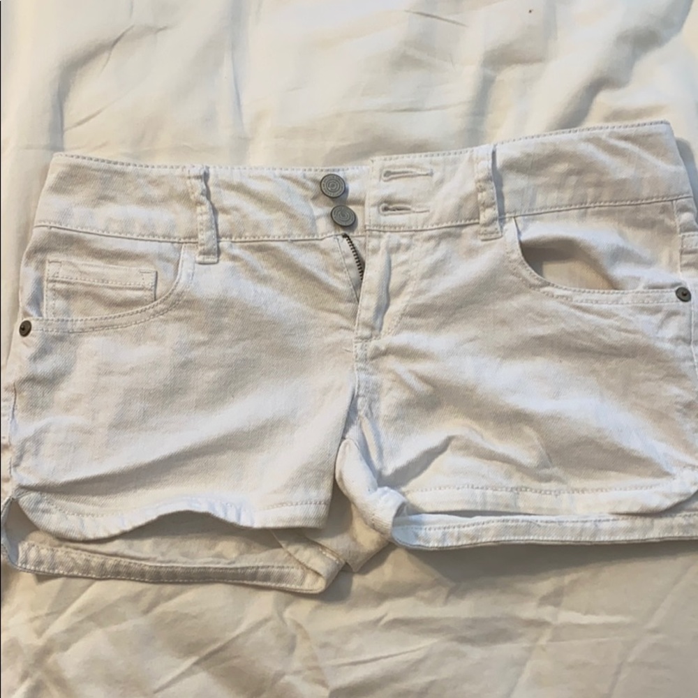 White short shorts